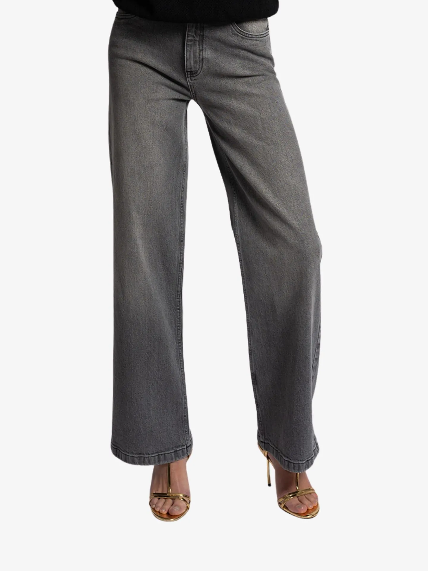 Nikkie Dames spijkerbroek lynn wide leg jeans