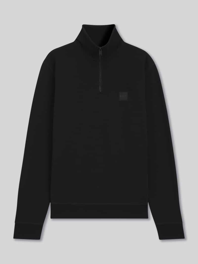 Boss Orange Sweatshirt Zetrust met een ritssluiting bij de kraag (1-delig)