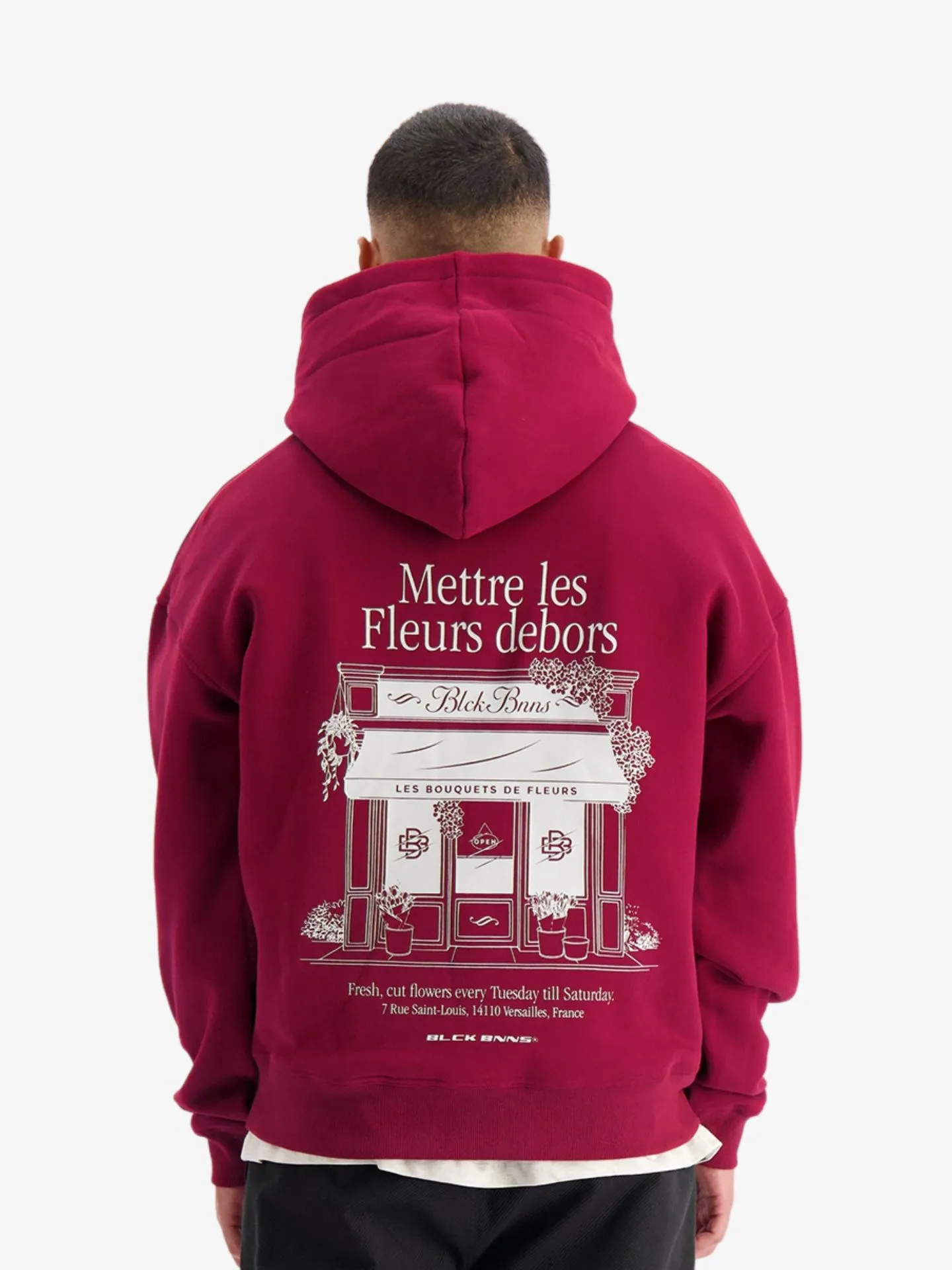 Black Bananas Heren hoodie les fleur