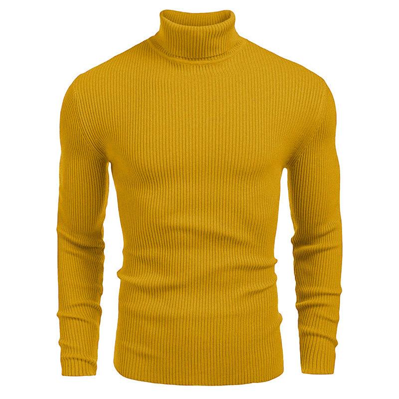 Four Four Heren breiwerk Heren coltrui Herfst en winter Europees en Amerikaans Heren trui Lange mouwen Pullover XL