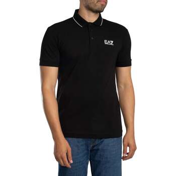 Emporio Armani EA7 Polo Shirt Korte Mouw  Poloshirt met logo en versiering