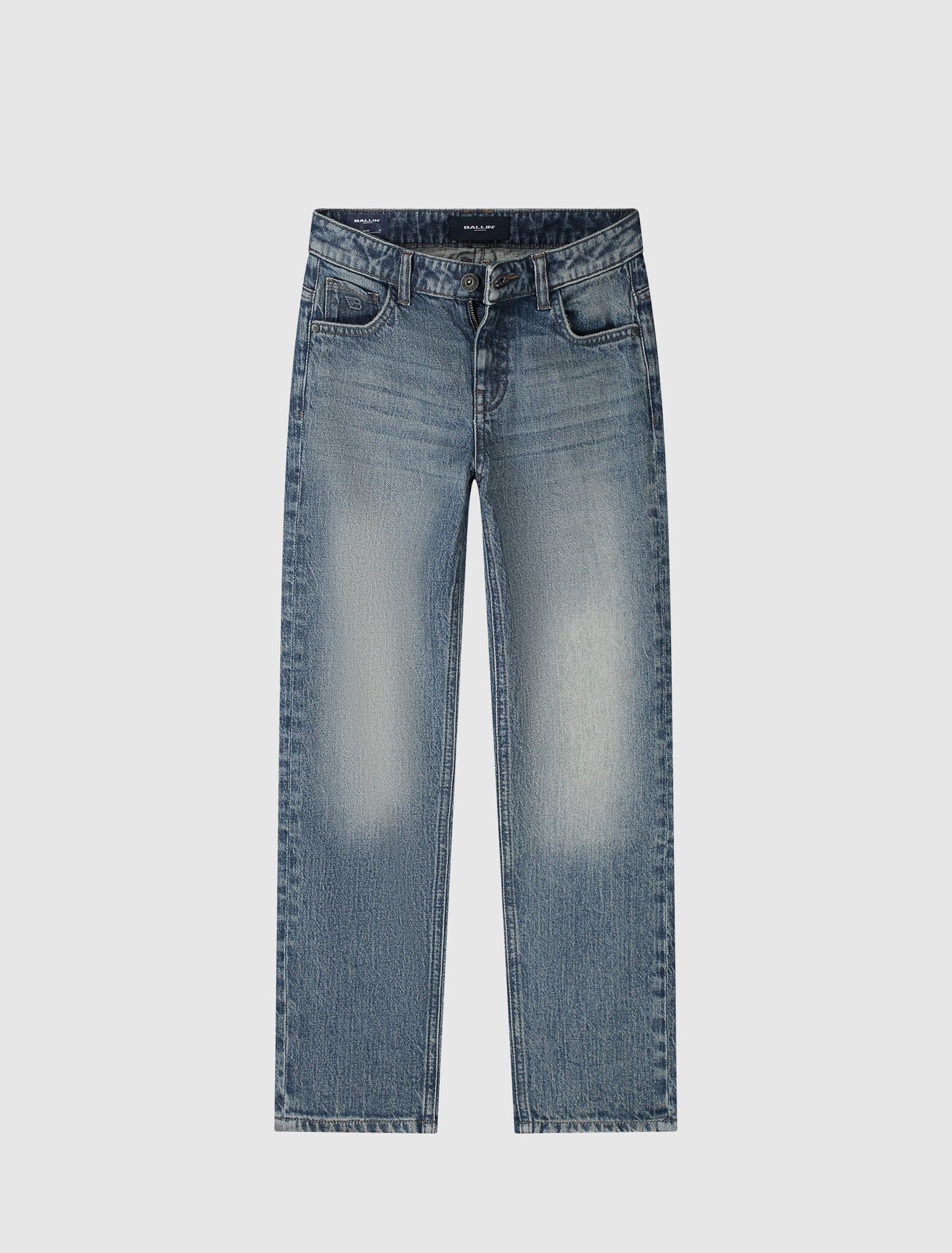 Ballin winter jeans broek jongens - blauw - The Boaz regular