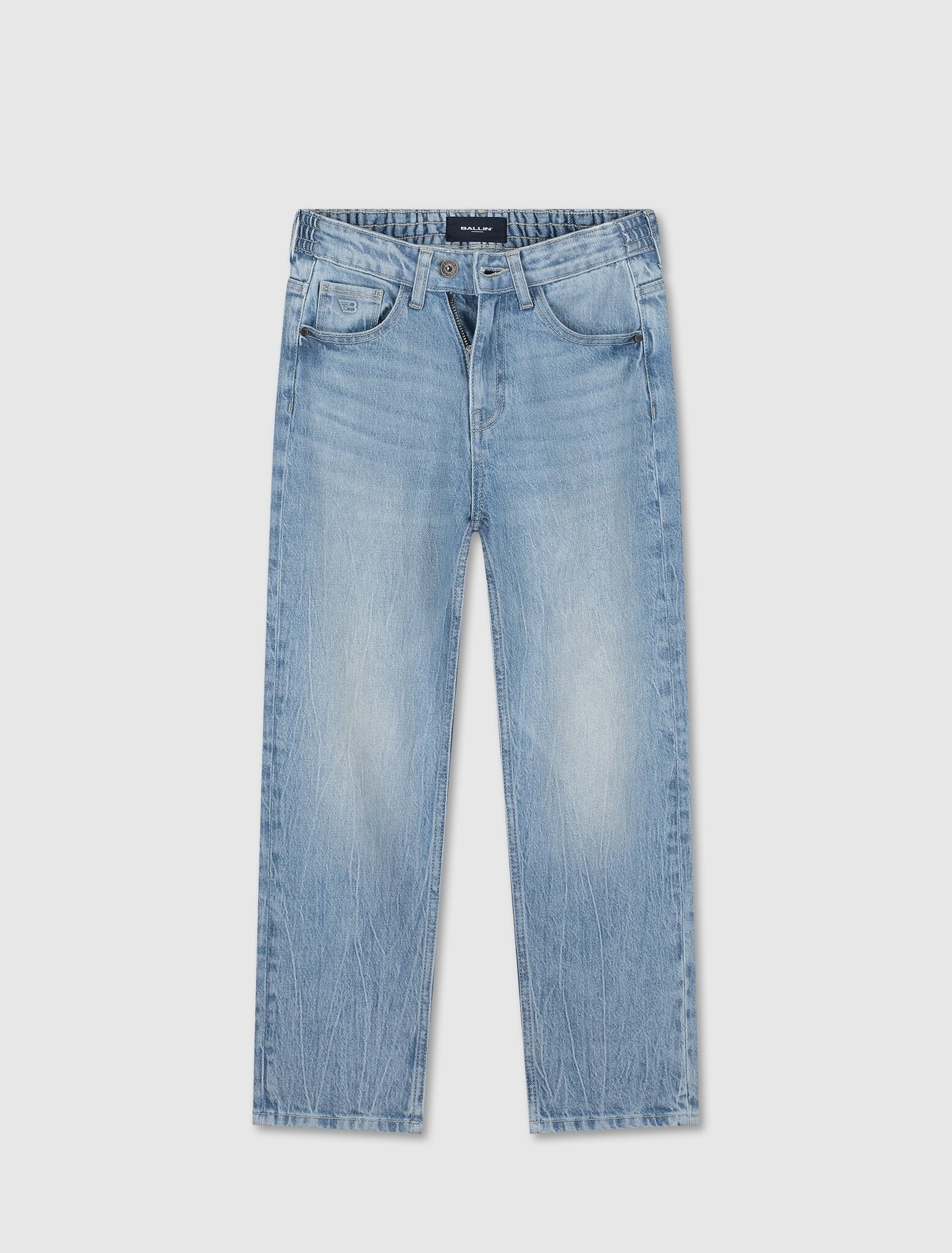 Ballin winter jeans broek jongens - blauw - The Luke loose