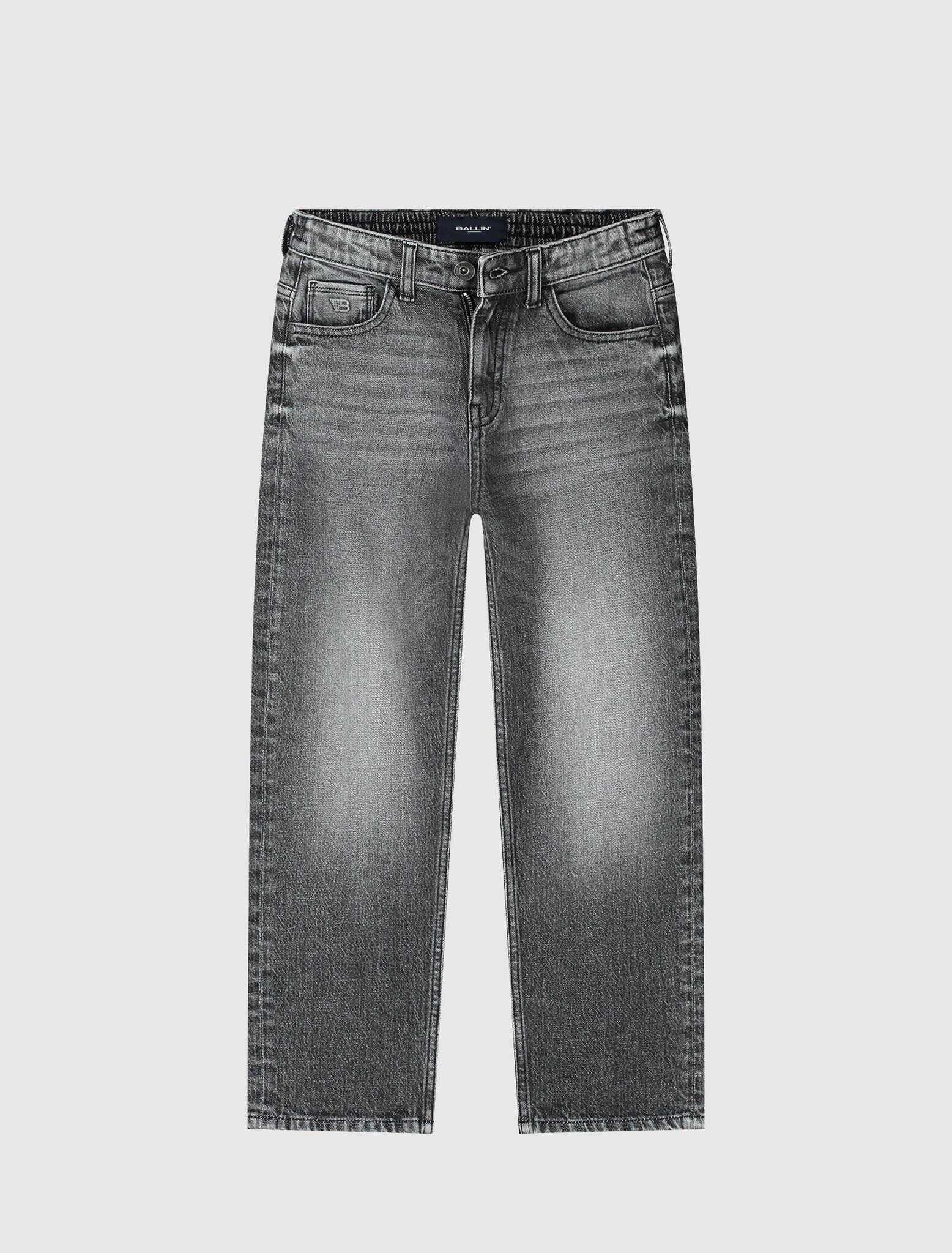 Ballin winter jeans broek jongens - grijs - The Luke loose