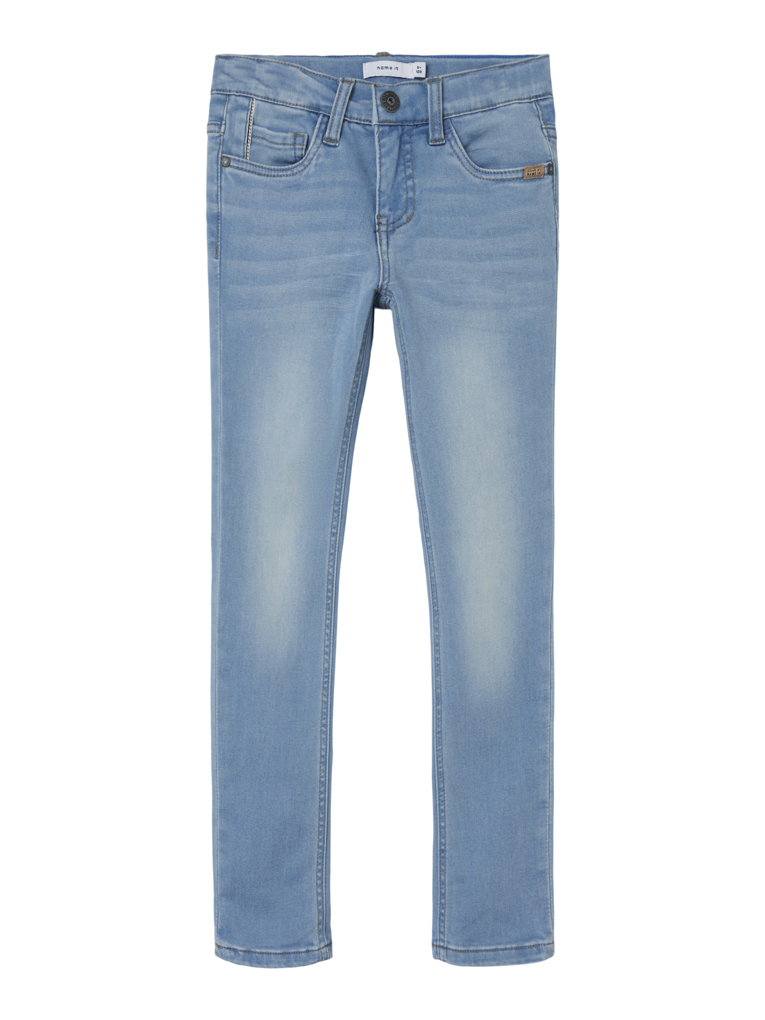Name it zomer jeansbroek jongens - licht blauw - slim fit - NkmTheo