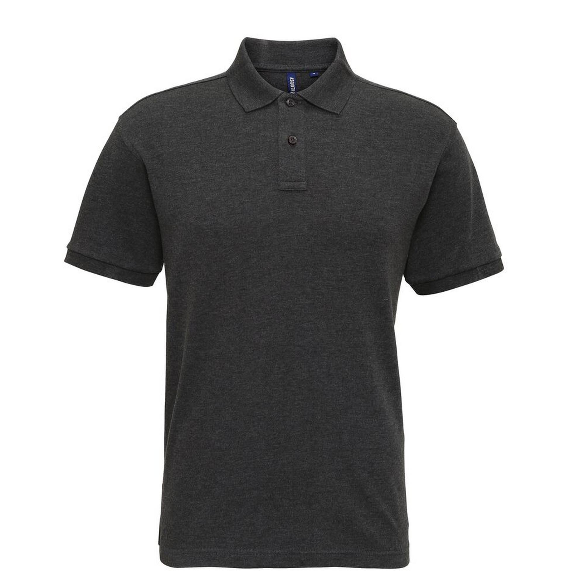 Asquith & Fox superglad gebreid poloshirt voor heren S