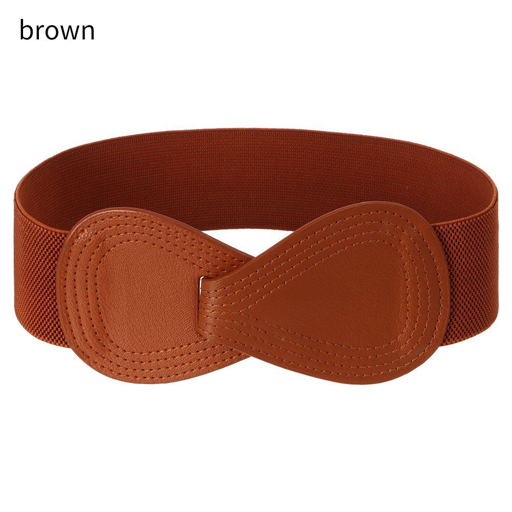 Shenjun Mode Vrouwen Brede Haak Prachtige Taille Riemen Tailleband Strik Tailleband Elastische Riemen