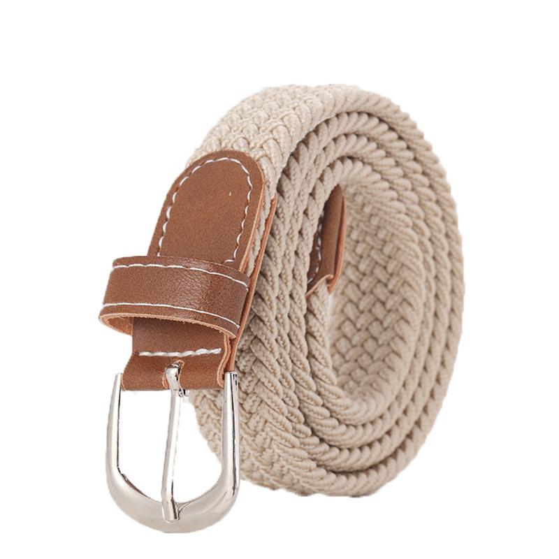 COOLERFIRE FASHION elastische riemen voor vrouw canvas stretch riem effen kleur hoge kwaliteit mode casual jeans singels dames tactische riem DT050 100cm