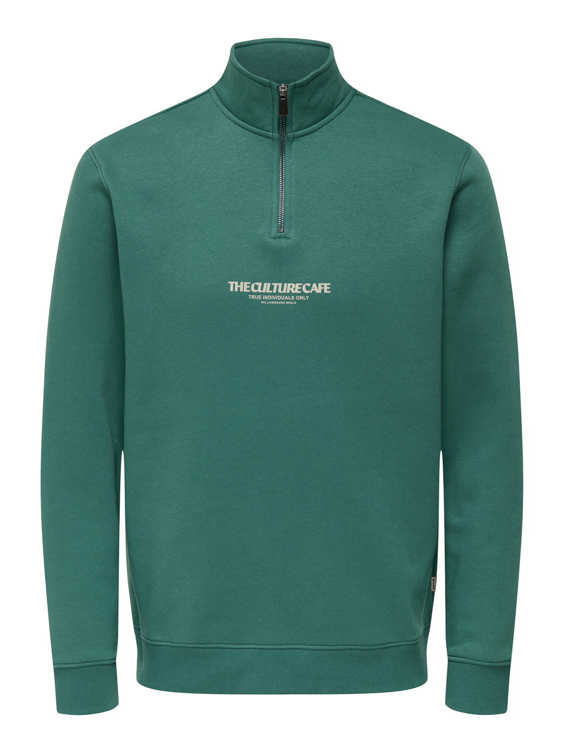 Only and Sons Onsceres Printet Reg Half Zip
