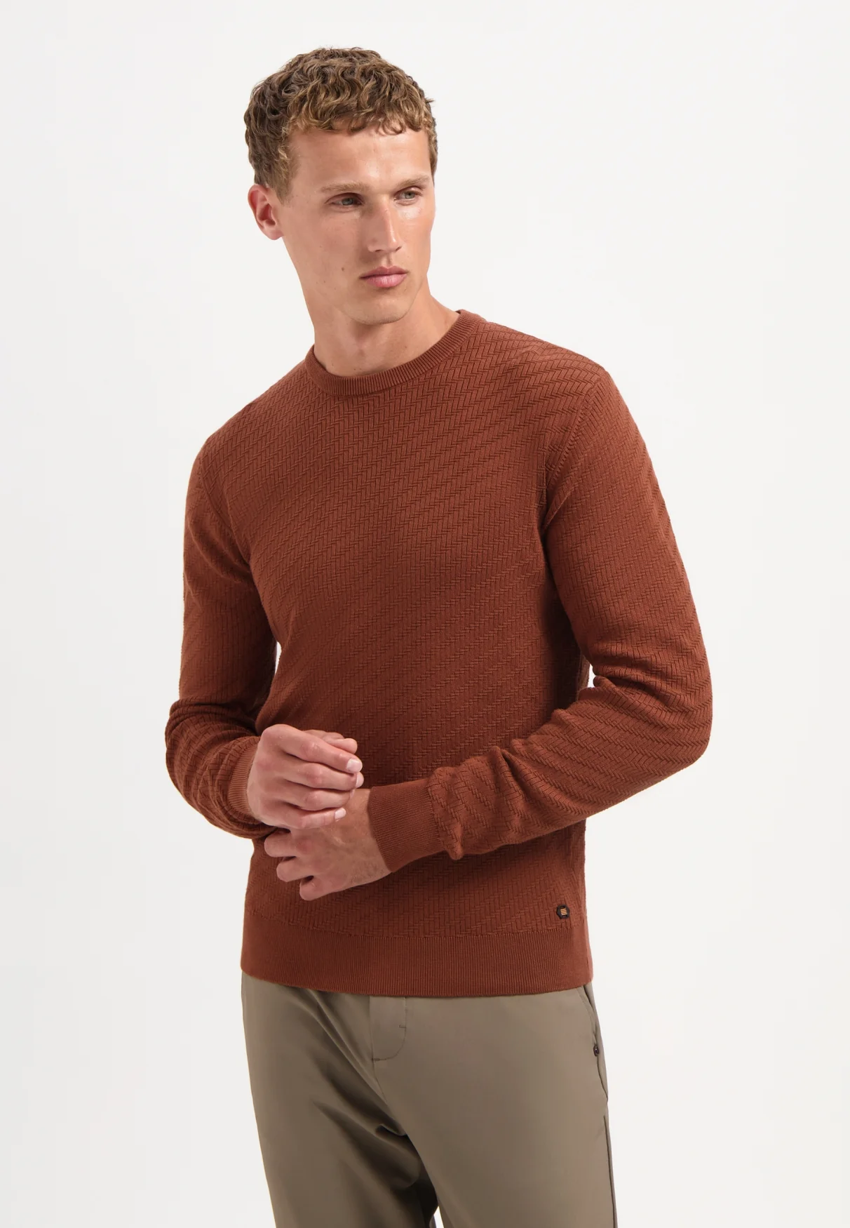 No Excess Heren sweater 29230916 141 terra