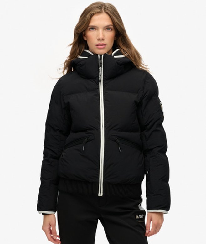 Superdry Skibomberjack met Capuchon Black
