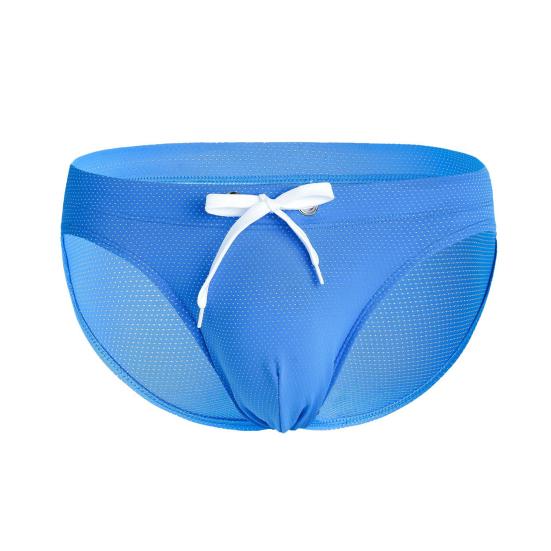 PLUM LAI Zwemslips voor heren, laagbouw zwembroek met trekkoord, verstelbare taille zwembroek XL
