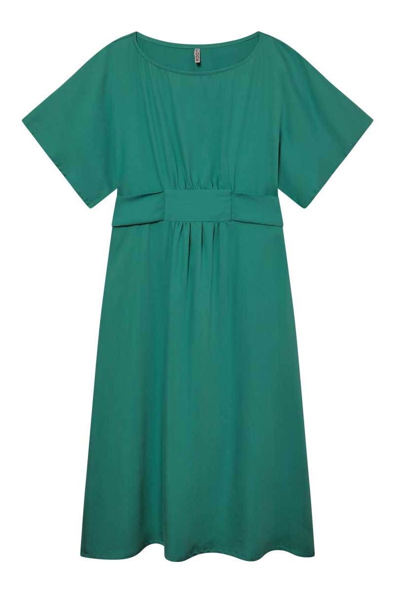 Widda Damen vegan Kleid Lissi Petrol