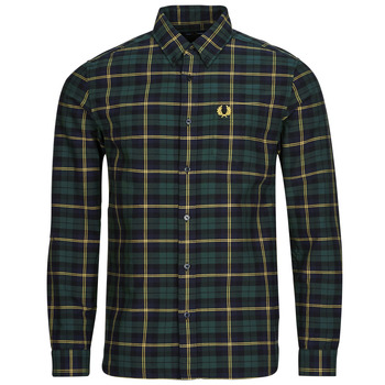 Fred Perry Tartan Oxford Shirt, groen