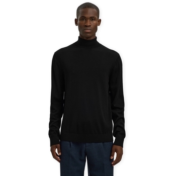 Selected Trui  Noos Tray Roll Neck Knit - Black