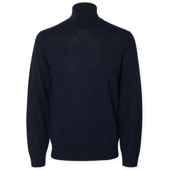 Selected Trui  Noos Tray Roll Neck Knit- Navy Blazer