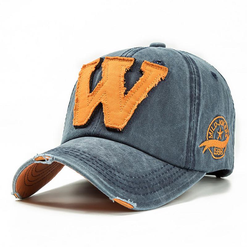 Hat Factory Katoenen hoeden herenmode snapback baseball pet dames zomer zonnebrandcrème golfpet Vloot/geel