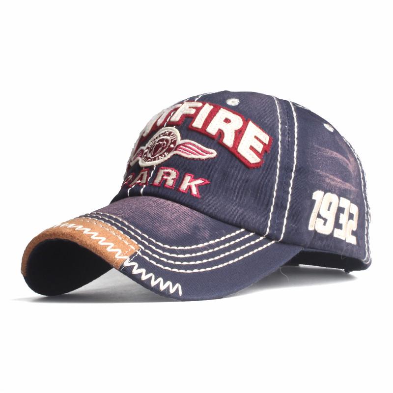 Cap Factory Baseball cap herenmode zonnebrandcrème trucker hoed vrouw katoenen zomer hiphop hoeden marineblauwe kleur