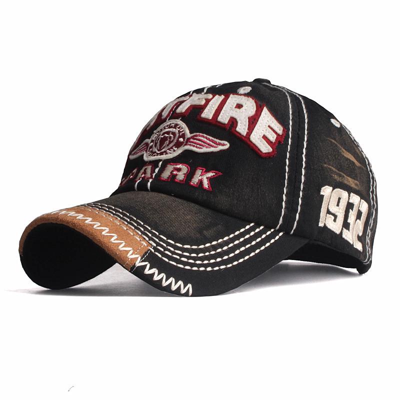 Cap Factory Baseball cap herenmode zonnebrandcrème trucker hoed vrouw katoenen zomer hiphop hoeden zwart
