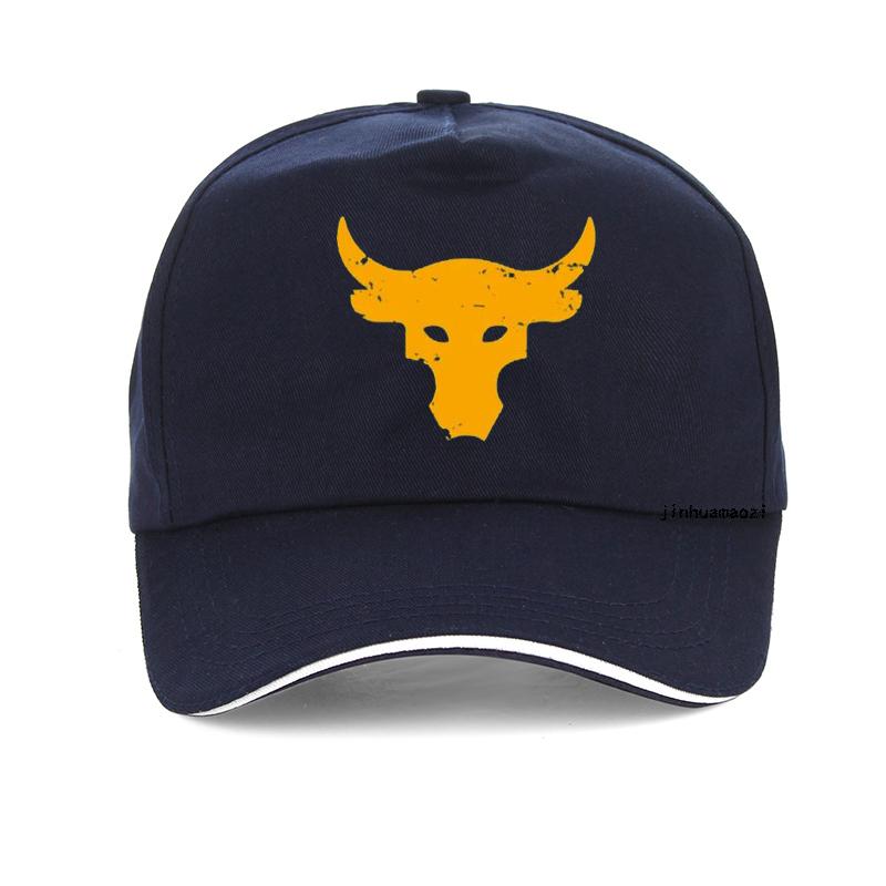 91440118MAC4M03W3Q Brahma Bull The Rock Project Gym Logo Baseball Cap Mode Koele Zomer Unisex Dwayne Johnson Brahma Bull Tattoo hoed Adjustable