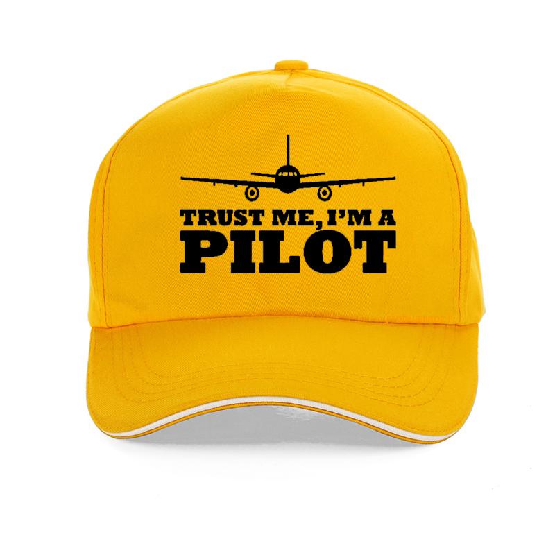 Kiki Cap Vertrouw me, ik ben een piloot Baseballpet Buitenvliegtuig Vliegend vliegtuig Luchtvaartcadeau Papa Hoed Zomer Verstelbare hoeden Snapback-petten Adjustable