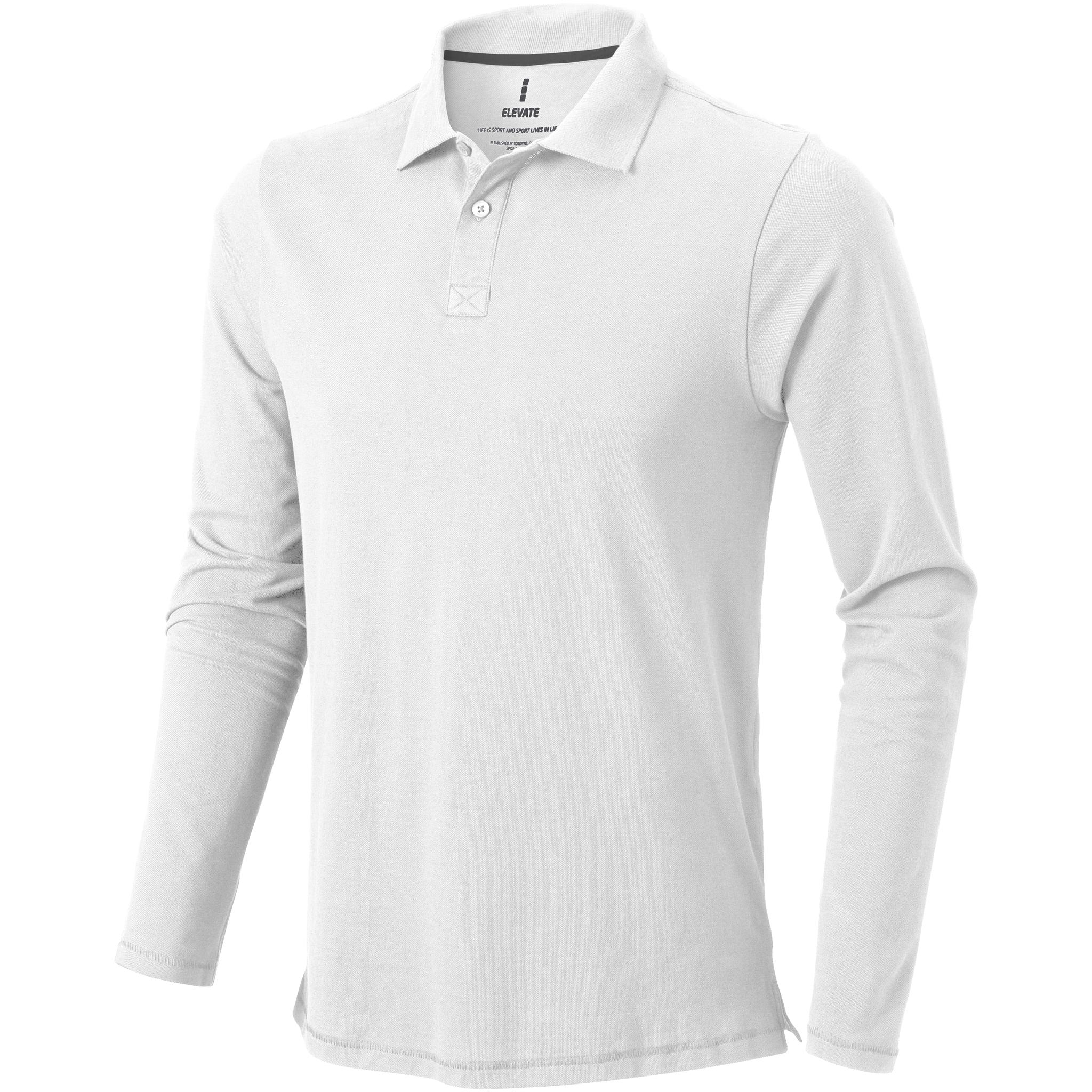 Elevate Oakville poloshirt met lange mouwen voor heren M