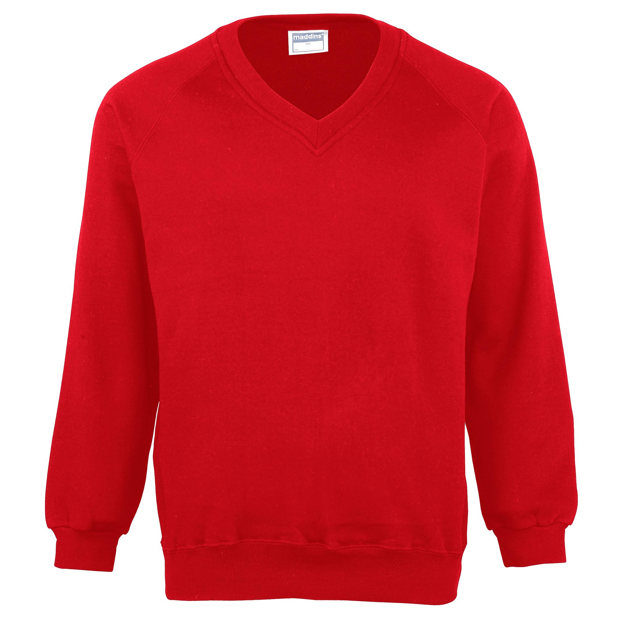MADDINS Heren Colorsure V-hals sweatshirt L