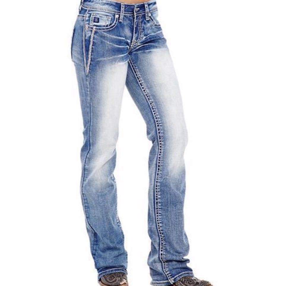 AI Supermarket Dames Slim Fit Plus Size Jeans Broeken M