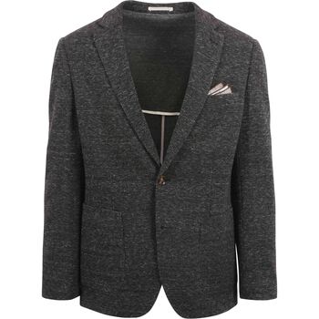 Suitable Blazer  Colbert Fame Pied de Poule Antraciet