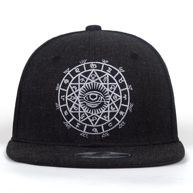 Cap Factory Platte hoed damesmode snapback hiphop honkbalhoeden katoenen truckerpet voor heren zwart