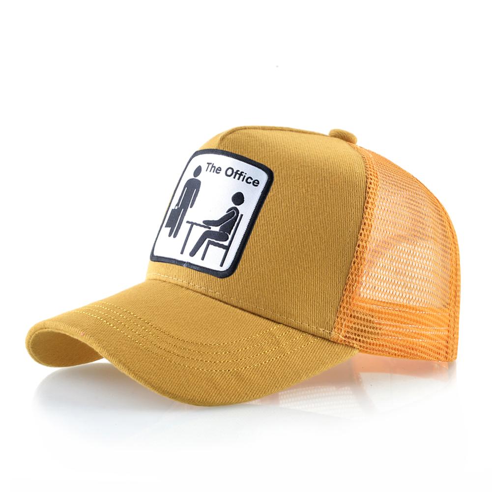 Kissbaobei Trucker Caps Unisex Mesh Baseball Caps Mannen Vrouwen Outdoor Ademend Vizier Hoed Mode Hip Hop Pet Het KANTOOR Drake Bones 56-59cm
