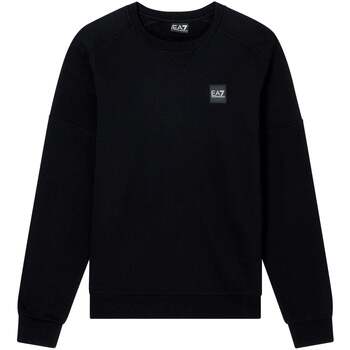 Ea7 Emporio Armani Sweater  Visibility Lightweight Sweatshirt Black