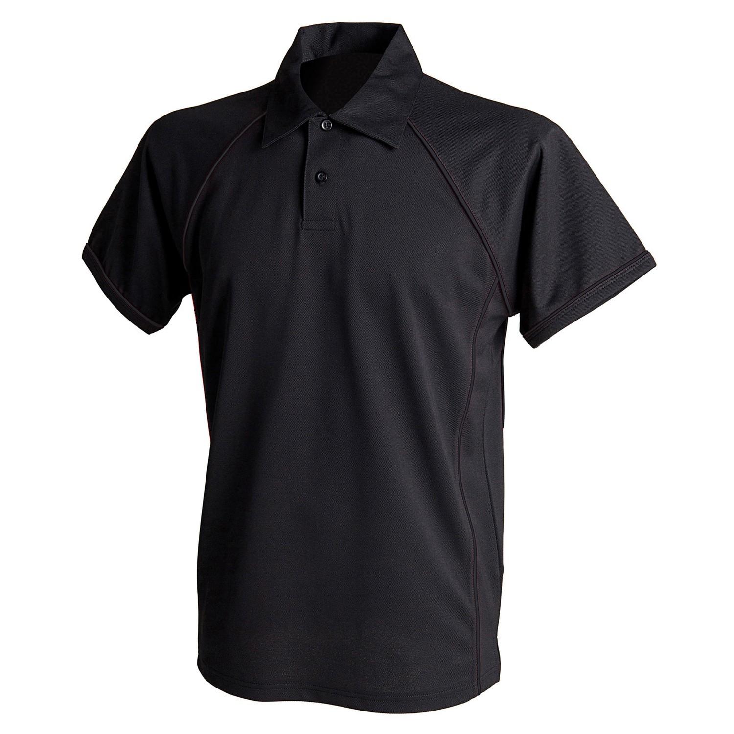 Finden & Hales herenpoloshirt met leidingen S