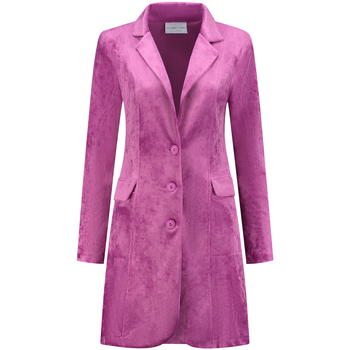 Helena Hart Blazer  Velours 7423 Lang Uni Cyclaam