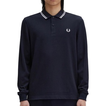 Fred Perry Polo Shirt Lange Mouw  LS TWIN TIPPED SHIRT