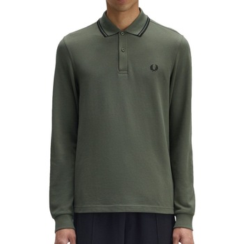 Fred Perry Polo Shirt Lange Mouw  LS TWIN TIPPED SHIRT