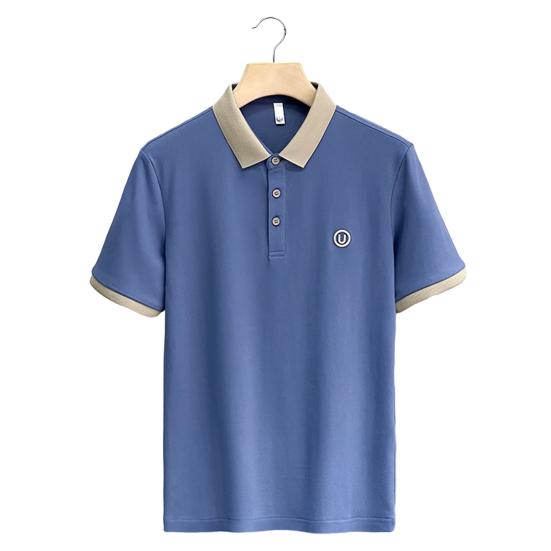 Ladie KAKA POLO Shirt Men's Summer Embroidery Men's Lapel T-shirt Temperament All-match Slim Casual Short-sleeved L