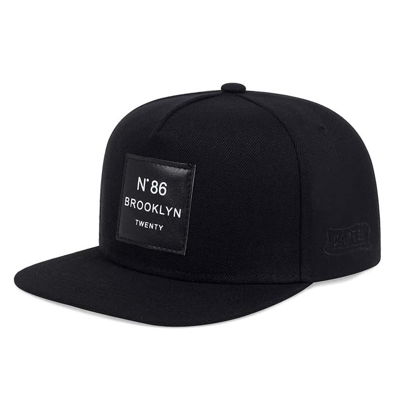 Cap Factory Hoed damesmode katoenen baseballpet heren snapback hiphophoeden zwart