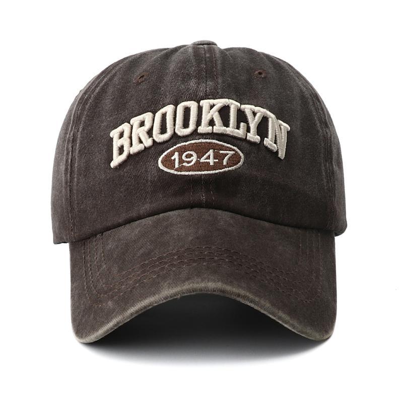 Mango Event 2023 Hoge kwaliteit Brooklyn borduurwerk Snapback pet voor heren Vintage zwart groen gewassen honkbalpetten voor dames Gorras Hombre Adjustable