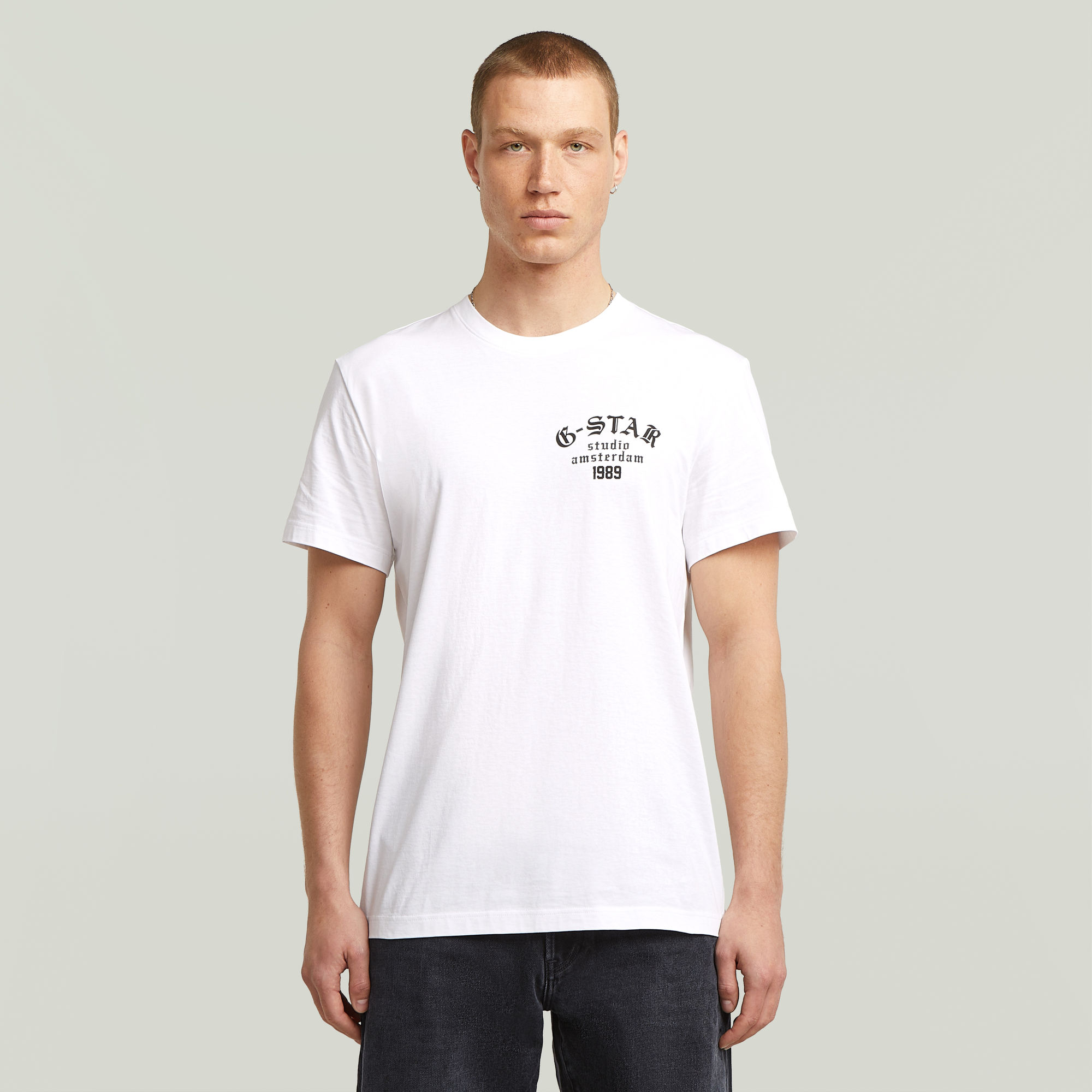 G-Star RAW Studio AMS T-shirt - Wit - Heren
