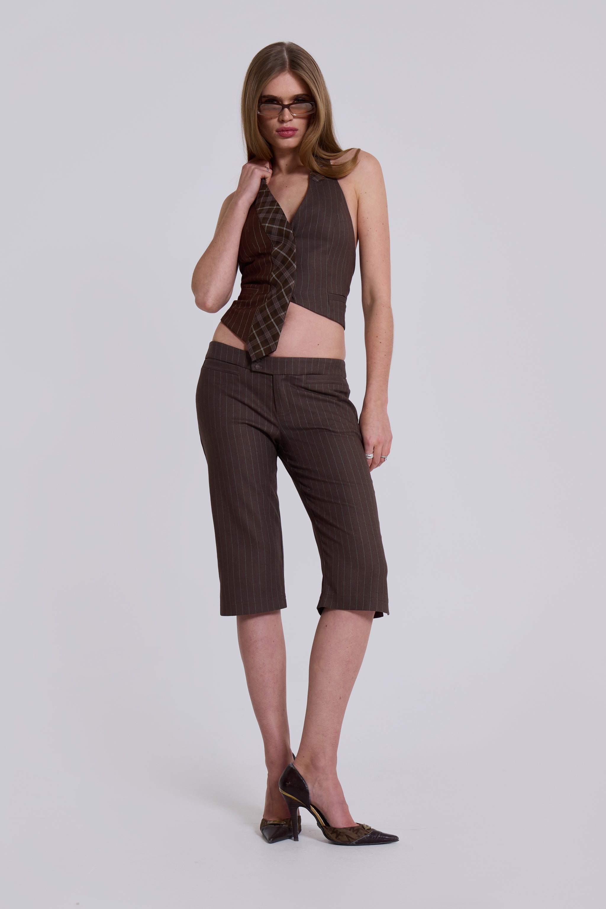Jaded London Tuesday Tailored Capri Trousers
