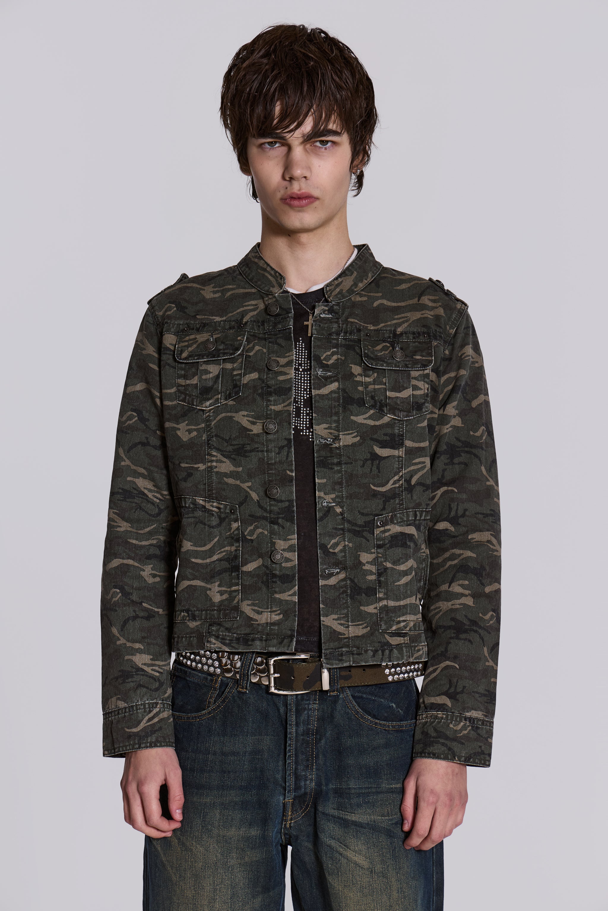 Jaded Man Camo Covert Jacket