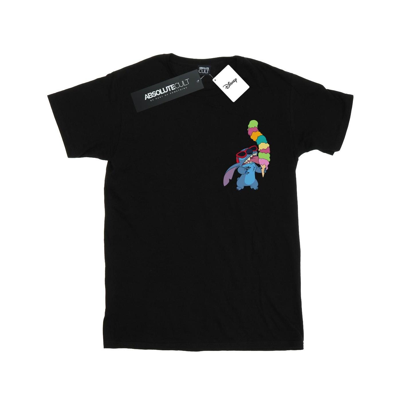 Disney Lilo en Stitch ijs T-shirt voor jongens 9-11 Years zwart