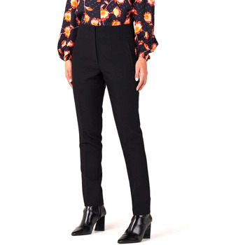 Jansen Amsterdam Chino Broek  Juffrouw Jansen WQ440 Woven Pants High Waisted Isa Black