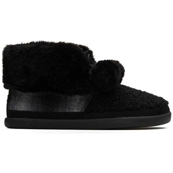 TOMS Broek  celeste black faux shearling plaid pantoffel