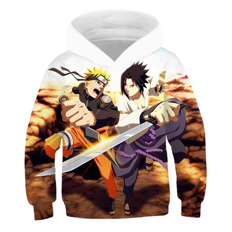 ETST WENDY 011 2023 Nieuwe Naruto Hoodie Animatie Kids 3D Gedrukt Mode Sweatshirts Jongens Meisjes Kinderen Truien Street Wear Jassen 3-14 jaar Oud 160cm
