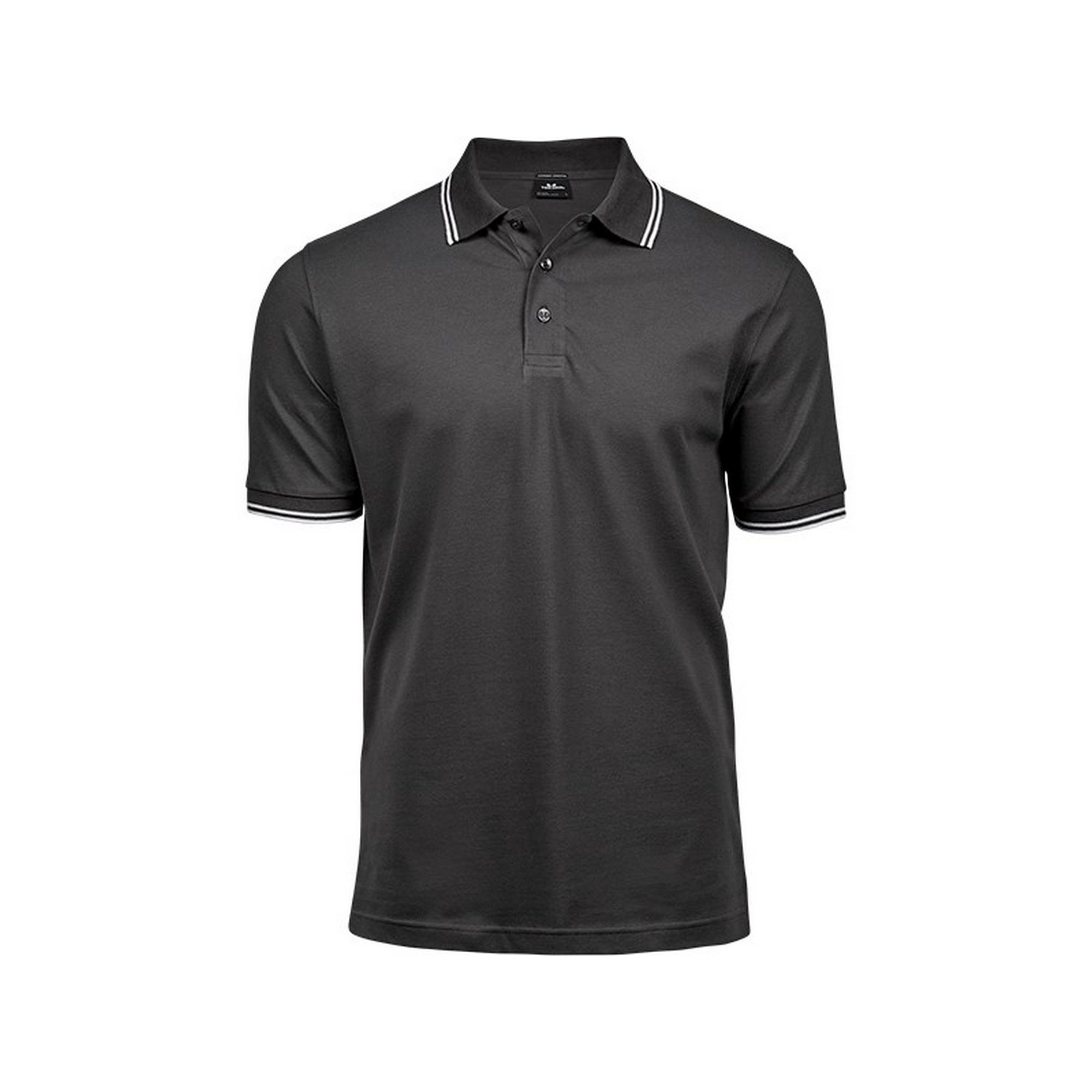 Tee Jays Heren luxe mode gestreept poloshirt XL