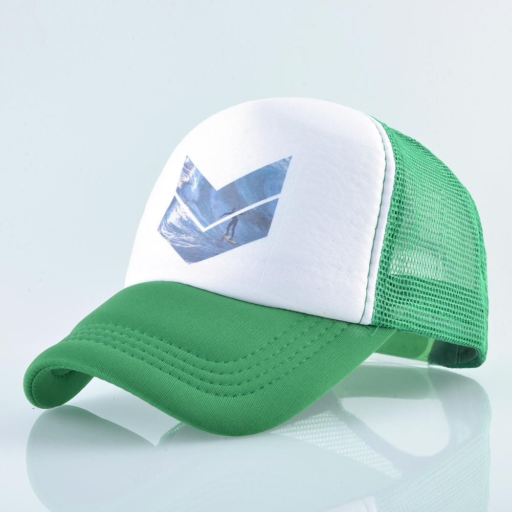Kissbaobei Mesh Baseball Cap Mannen Zomer Outdoor Sport Snapback Hoed Vrouwen Racing Caps Hip Hop Skateboard Hoeden 56-60cm