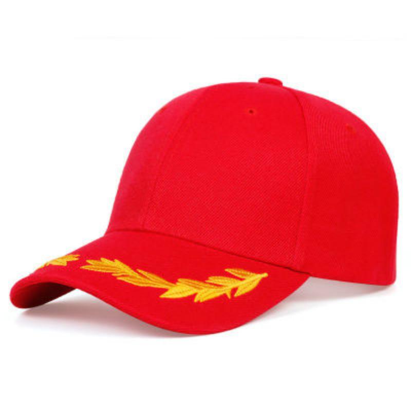 Headgear Outdoor Truck Driver Zonwering Hoeden Mannen en Vrouwen Sport Golf Caps Verstelbare Zomer Baseball Cap Strand Hoed Trucker Hoed rood