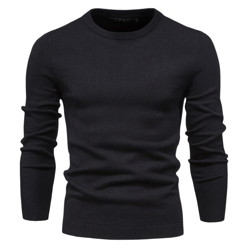 AI Supermarket Heren hoge kraag gebreide pullover trui - Herfst/Winter Casual Collectie L